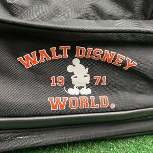 Walt‎ Disney 1971 World Black Two Rolling Wheeled Duffle Bag See Pictures